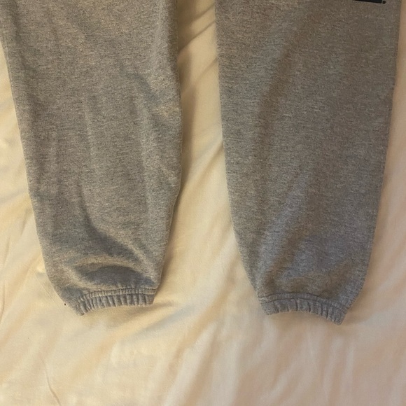 Yale Heather Grey Champion Powerblend Sweatpant banded - Picture 5 of 5